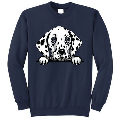 Dalmatian Dog Breed Popping Up Fun Dalmatian Owner Sweatshirt