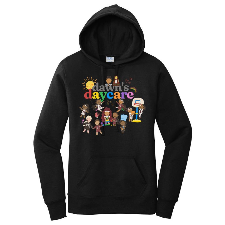 DawnS Daycare Basketball Cute Funny Women's Pullover Hoodie