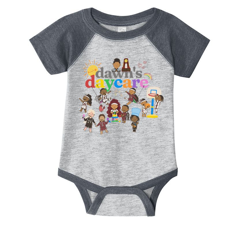 DawnS Daycare Basketball Cute Funny Infant Baby Jersey Bodysuit