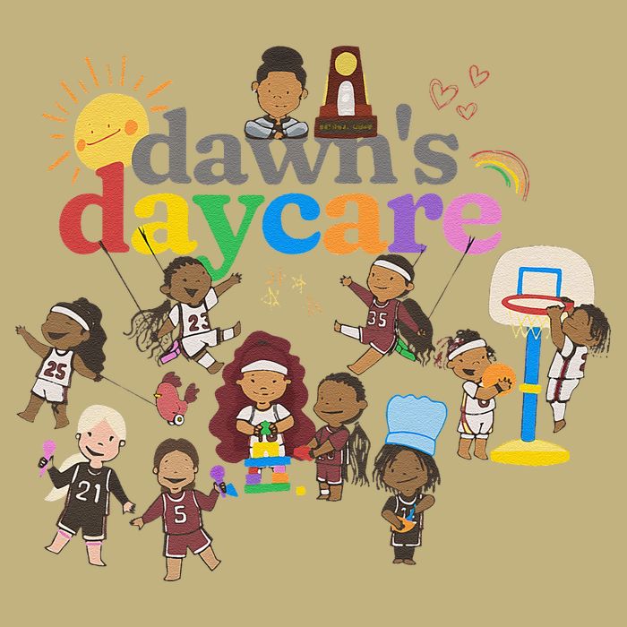 DawnS Daycare Basketball Cute Funny Long Sleeve Shirt