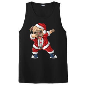 Dabbing Dog Bulldog Dab Dance Xmas Pajama Merry Christmas Cute Gift PosiCharge Competitor Tank