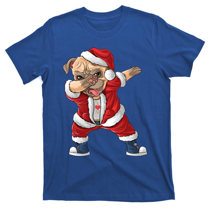 Dabbing Dog Bulldog Dab Dance Xmas Pajama Merry Christmas Cute Gift T-Shirt