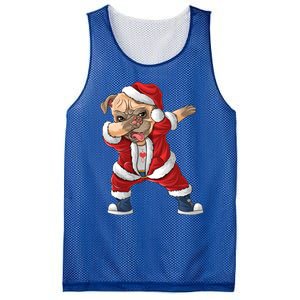 Dabbing Dog Bulldog Dab Dance Xmas Pajama Merry Christmas Cute Gift Mesh Reversible Basketball Jersey Tank