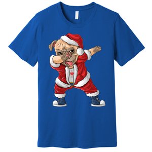 Dabbing Dog Bulldog Dab Dance Xmas Pajama Merry Christmas Cute Gift Premium T-Shirt