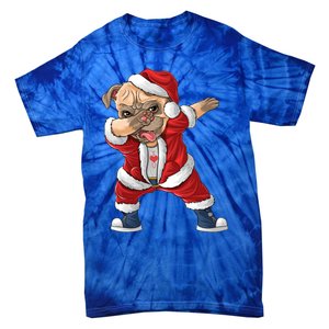 Dabbing Dog Bulldog Dab Dance Xmas Pajama Merry Christmas Cute Gift Tie-Dye T-Shirt