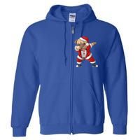 Dabbing Dog Bulldog Dab Dance Xmas Pajama Merry Christmas Cute Gift Full Zip Hoodie