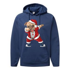 Dabbing Dog Bulldog Dab Dance Xmas Pajama Merry Christmas Cute Gift Performance Fleece Hoodie