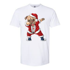 Dabbing Dog Bulldog Dab Dance Xmas Pajama Merry Christmas Cute Gift Softstyle CVC T-Shirt