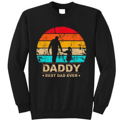 Daddy Daughter Best Dad Ever Father's Day Vintage Sweatshirt