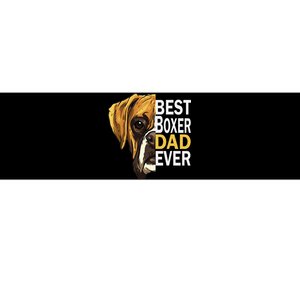 Dog dad, best dog dad ever, dog dad boxer dad Bumper Sticker