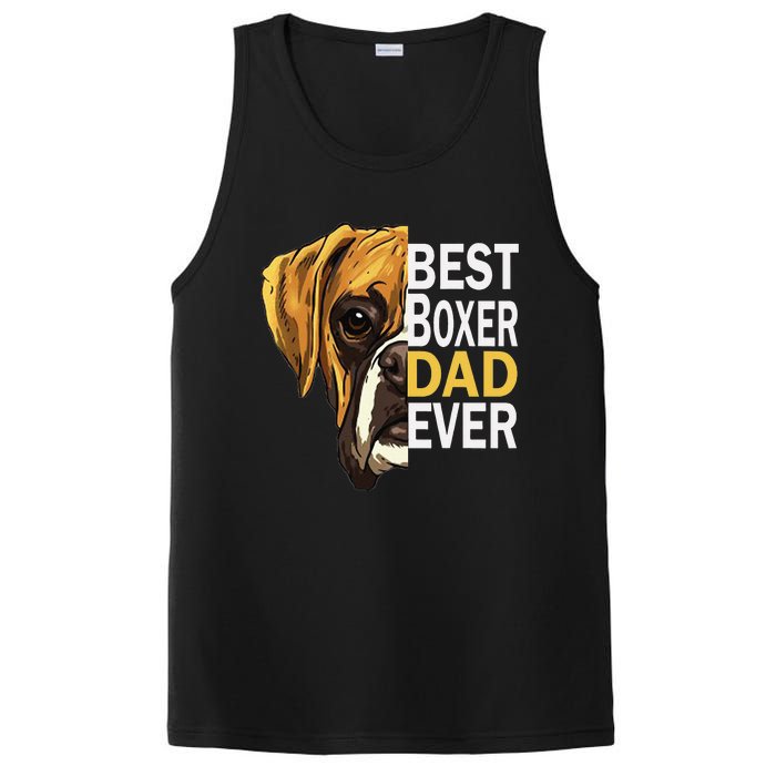 Dog dad, best dog dad ever, dog dad boxer dad PosiCharge Competitor Tank