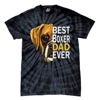 Dog dad, best dog dad ever, dog dad boxer dad Tie-Dye T-Shirt