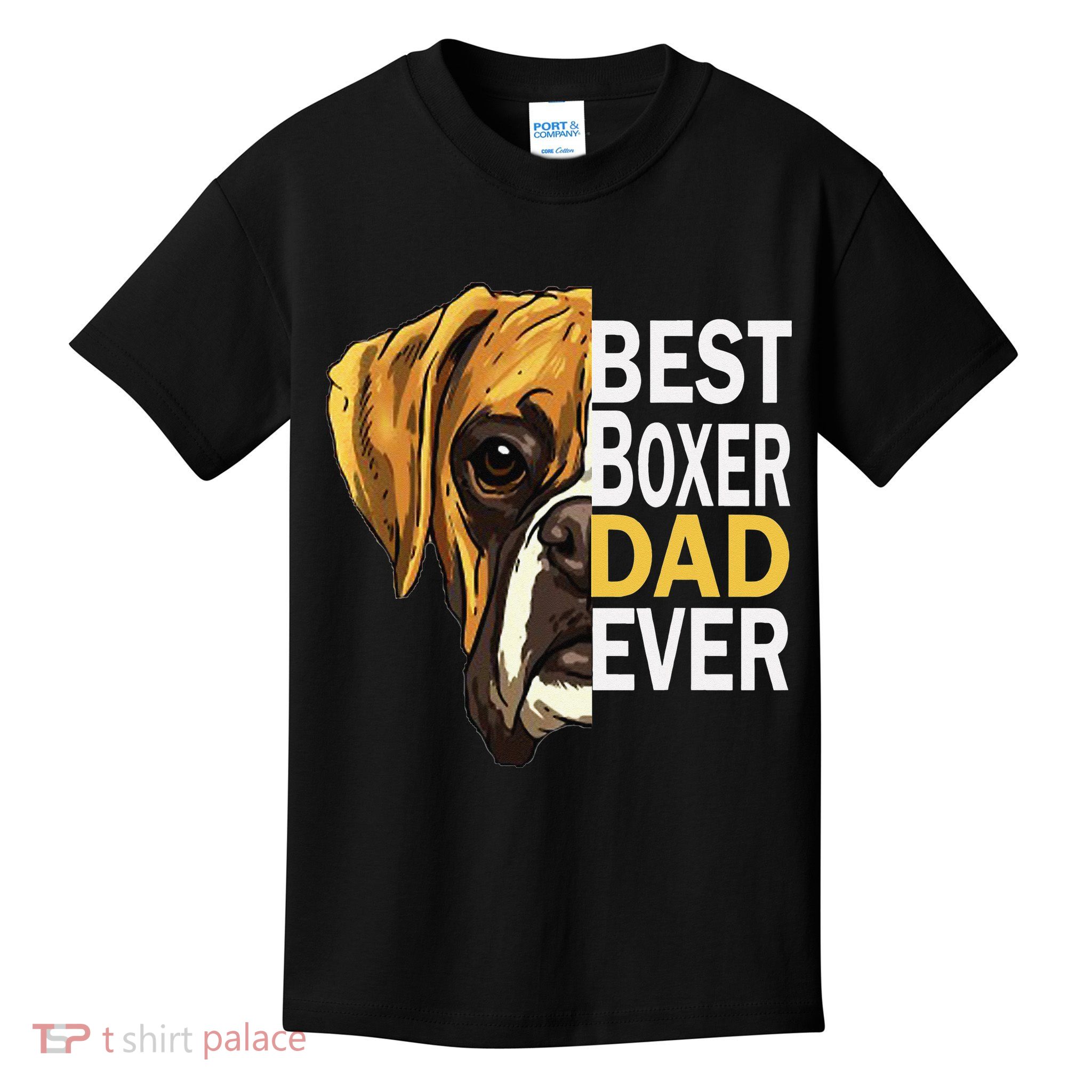 Dog dad, best dog dad ever, dog dad boxer dad Kids T-Shirt