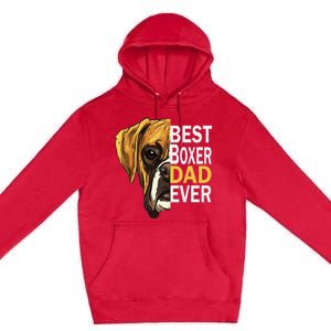 Dog dad, best dog dad ever, dog dad boxer dad Premium Pullover Hoodie