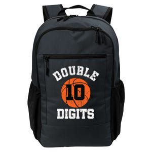 Double Digits Birthday Decorations Boy 10th Basketball Bday Daily Commute Backpack