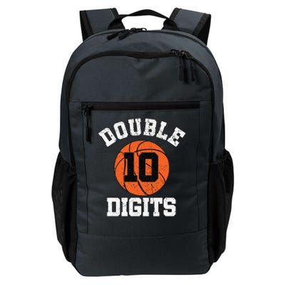 Double Digits Birthday Decorations Boy 10th Basketball Bday Daily Commute Backpack