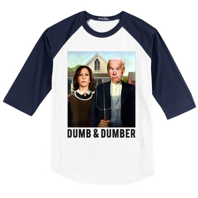 Dumb & Dumber Biden Harris Baseball Sleeve Shirt