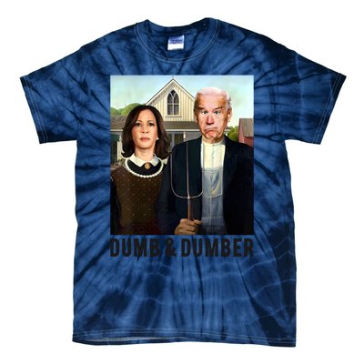 Dumb & Dumber Biden Harris Tie-Dye T-Shirt