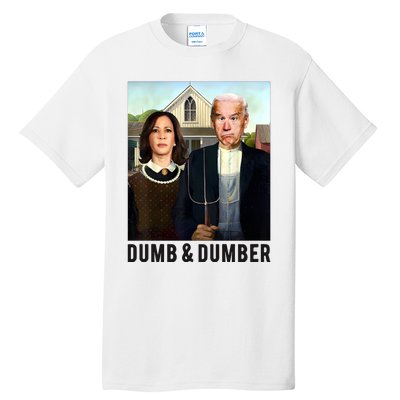 Dumb & Dumber Biden Harris Tall T-Shirt