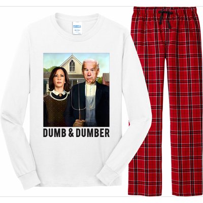 Dumb & Dumber Biden Harris Long Sleeve Pajama Set