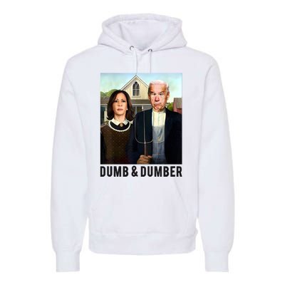 Dumb & Dumber Biden Harris Premium Hoodie