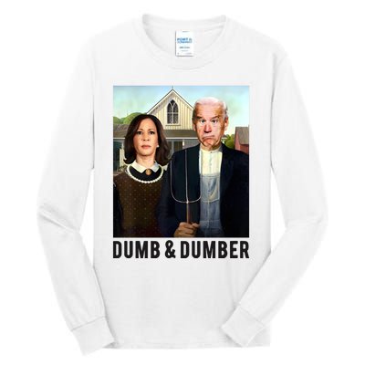 Dumb & Dumber Biden Harris Tall Long Sleeve T-Shirt