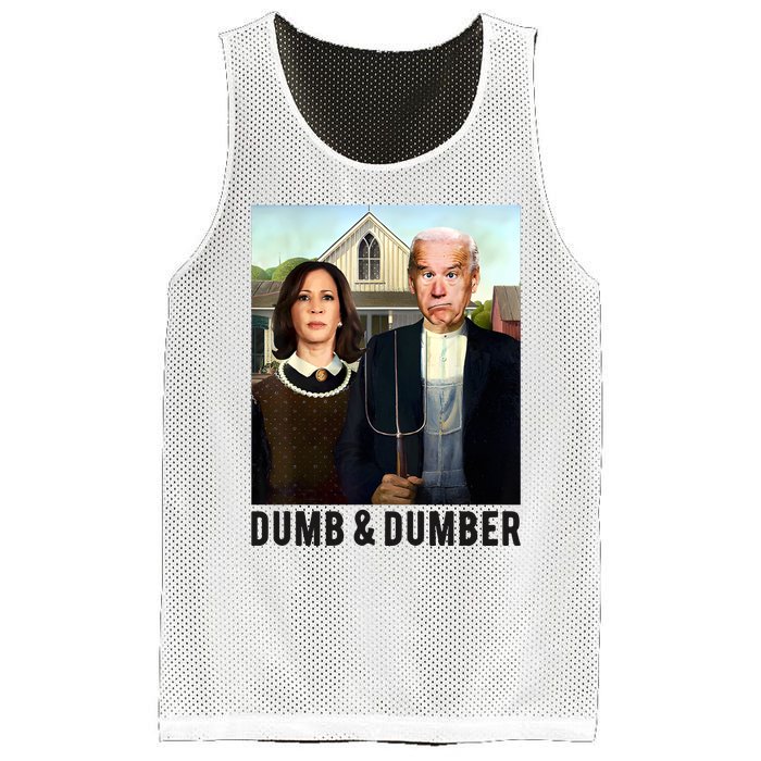 Dumb & Dumber Biden Harris Mesh Reversible Basketball Jersey Tank