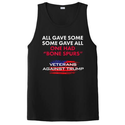 Anti trump Draft Dodger Bone Spurs For Vets Veterans  Gift PosiCharge Competitor Tank