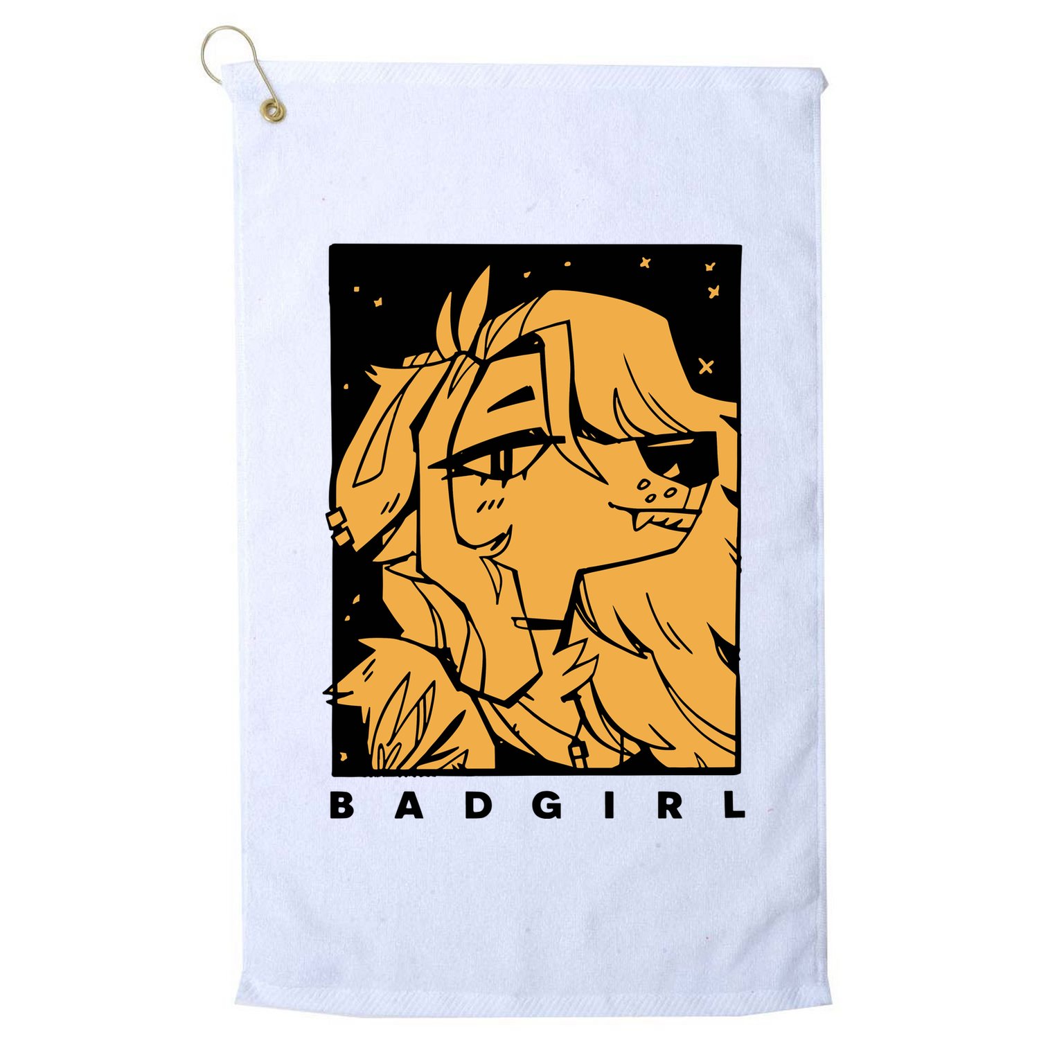 Double Dog Bad Girl Golf Towel