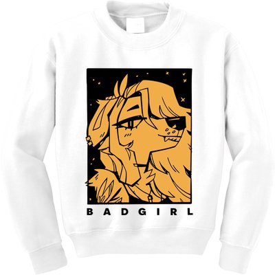 Double Dog Bad Girl Kids Sweatshirt