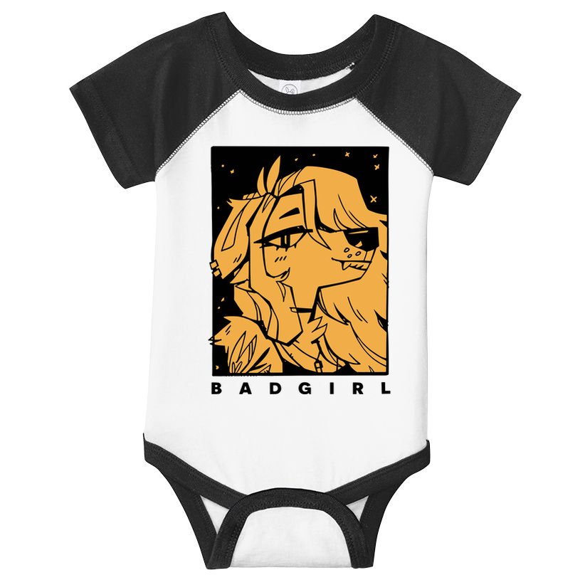 Double Dog Bad Girl Infant Baby Jersey Bodysuit