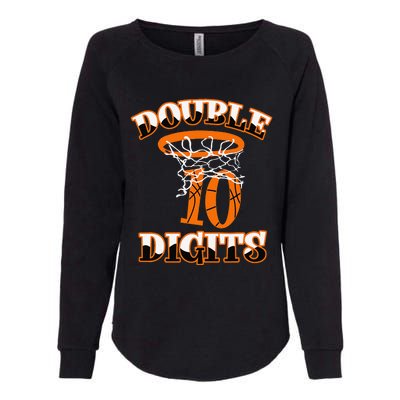 Double Digits Birthday Decorations Boy 10 Basketball 10th Womens California Wash Sweatshirt