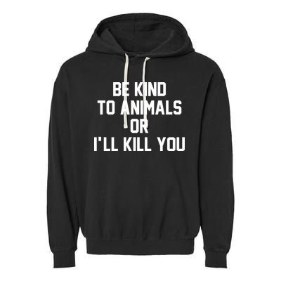 Doris Day Be Kind To Animals Garment-Dyed Fleece Hoodie