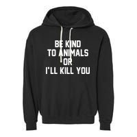 Doris Day Be Kind To Animals Garment-Dyed Fleece Hoodie