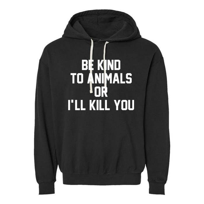 Doris Day Be Kind To Animals Garment-Dyed Fleece Hoodie