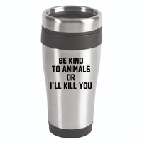 Doris Day Be Kind To Animals 16oz Travel Tumbler