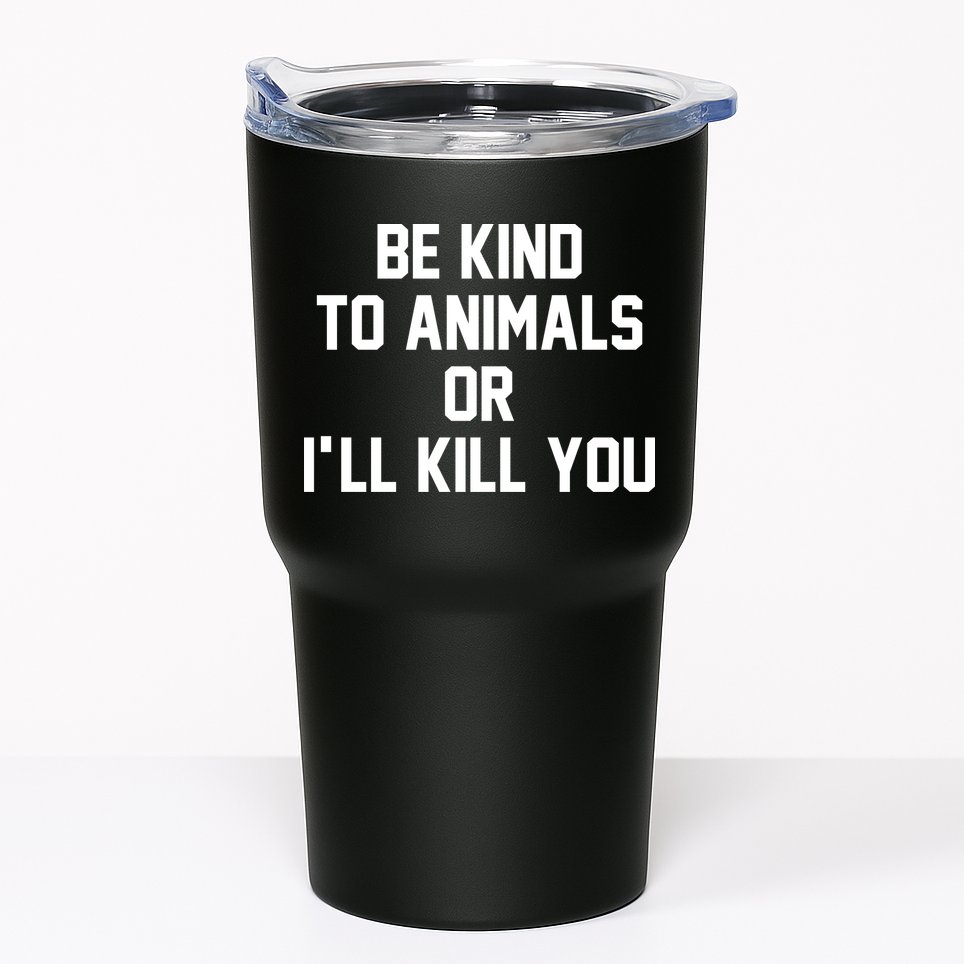 Doris Day Be Kind To Animals Tumbler