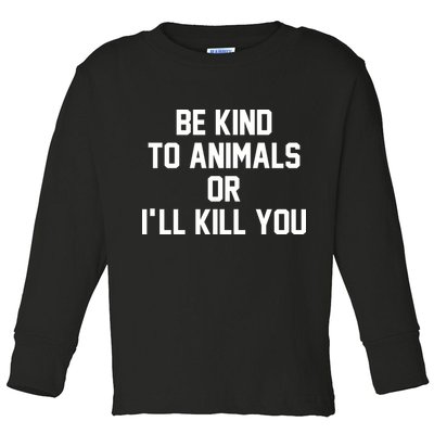 Doris Day Be Kind To Animals Toddler Long Sleeve Shirt