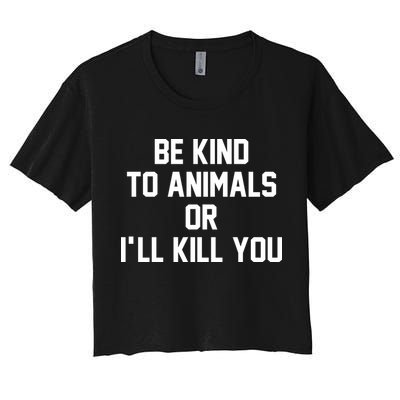 Doris Day Be Kind To Animals Crop Top