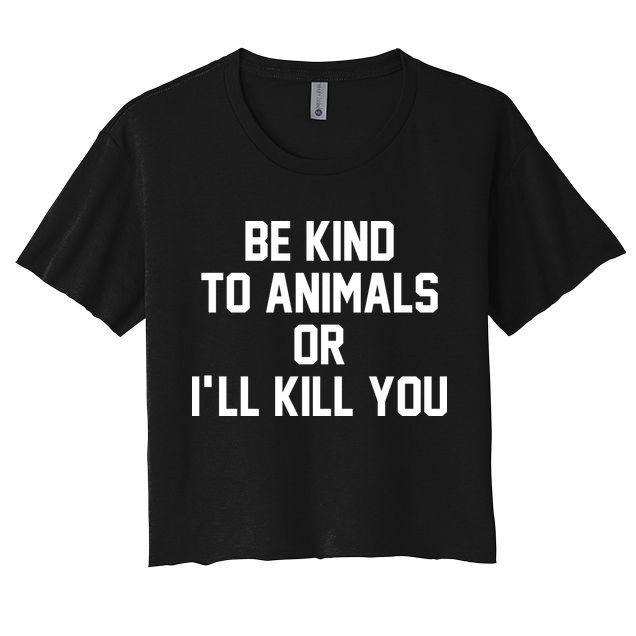 Doris Day Be Kind To Animals Crop Top