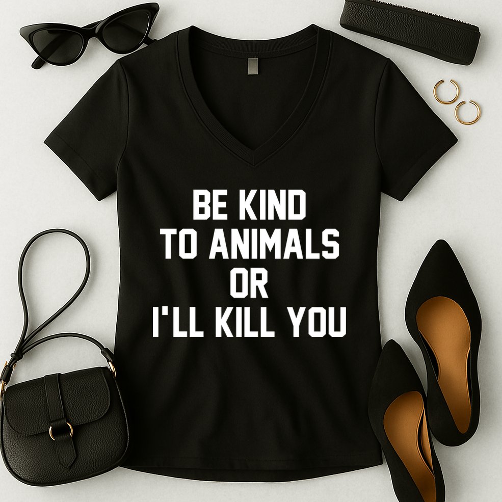 Doris Day Be Kind To Animals Women's V-Neck T-Shirt