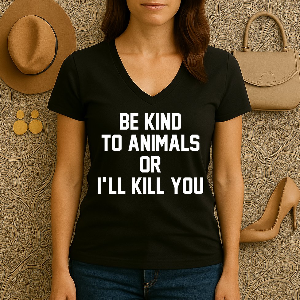 Doris Day Be Kind To Animals Women's V-Neck T-Shirt