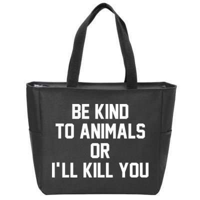 Doris Day Be Kind To Animals Zip Tote Bag