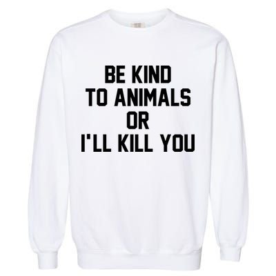Doris Day Be Kind To Animals Garment-Dyed Sweatshirt