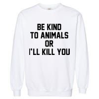 Doris Day Be Kind To Animals Garment-Dyed Sweatshirt
