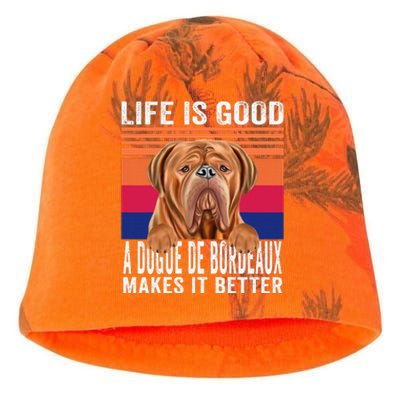 Dogues De Bordeaux Makes Your Life Good Vintage Kati - Camo Knit Beanie