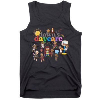 DawnS Daycare Basketball Cute Funny Tank Top