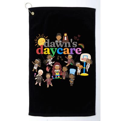 DawnS Daycare Basketball Cute Funny Golf Towel