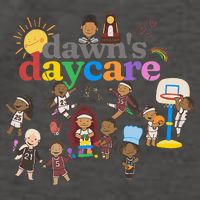 DawnS Daycare Basketball Cute Funny Vector Backpack