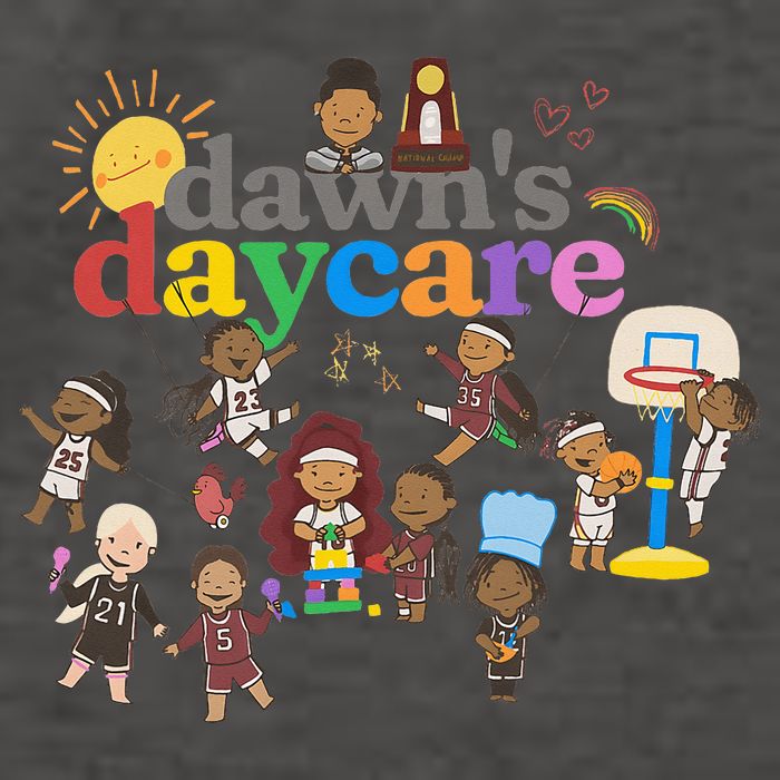 DawnS Daycare Basketball Cute Funny Vector Backpack
